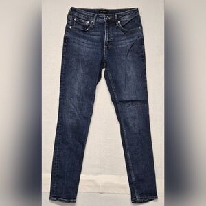 Free Assembly 8 Skinny Jeans Stretch Five Pocket Zipper Fly High Rise Waist